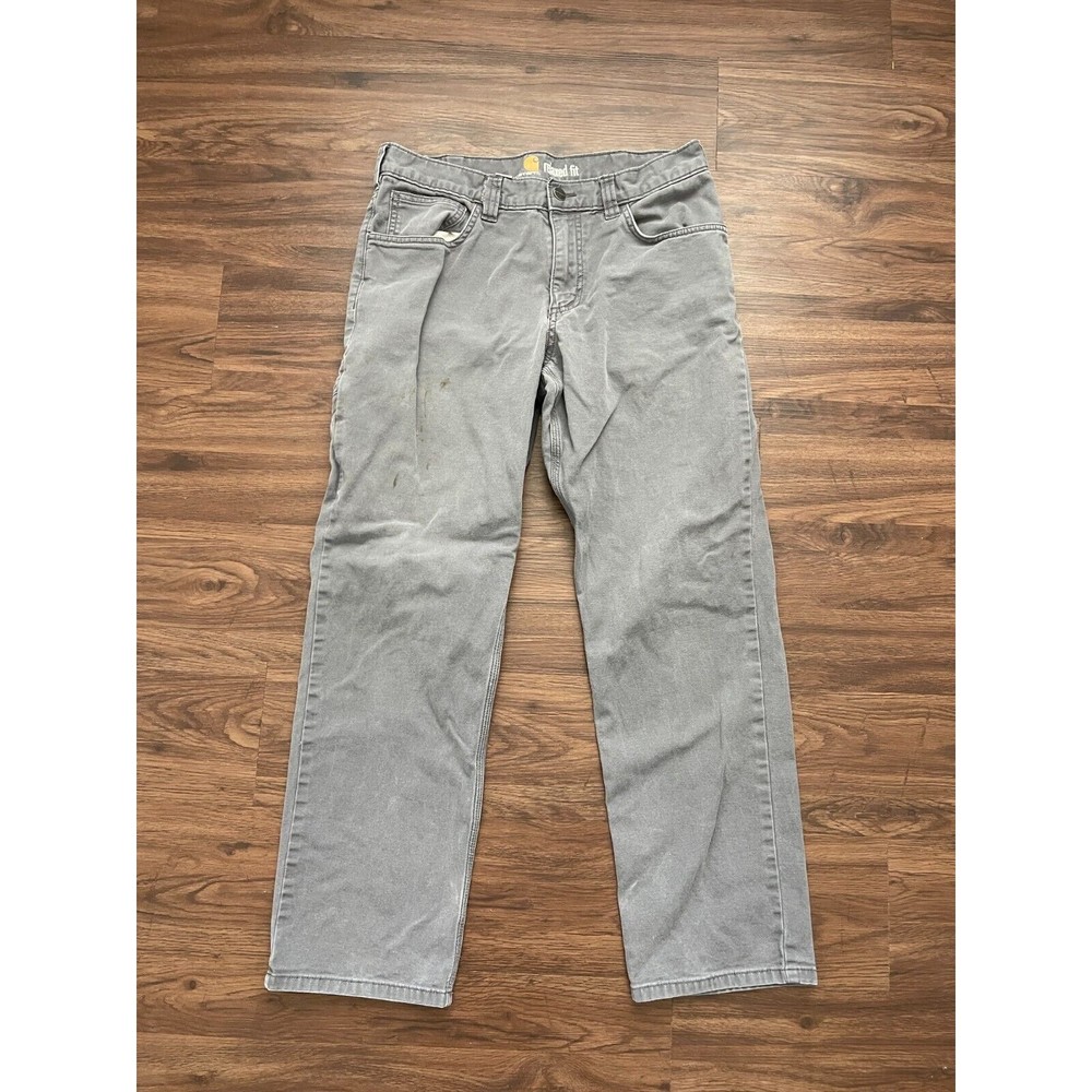Carhartt Pants Men’s 32x30 Gray Relaxed Fit Utility Work Outdoor Straight